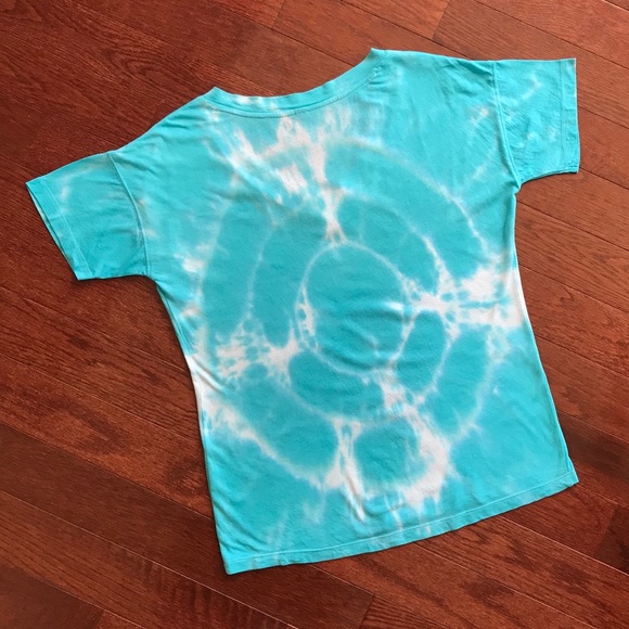 Tie Dye Modal Blend V-Neck Tee - Picture 2 of 3